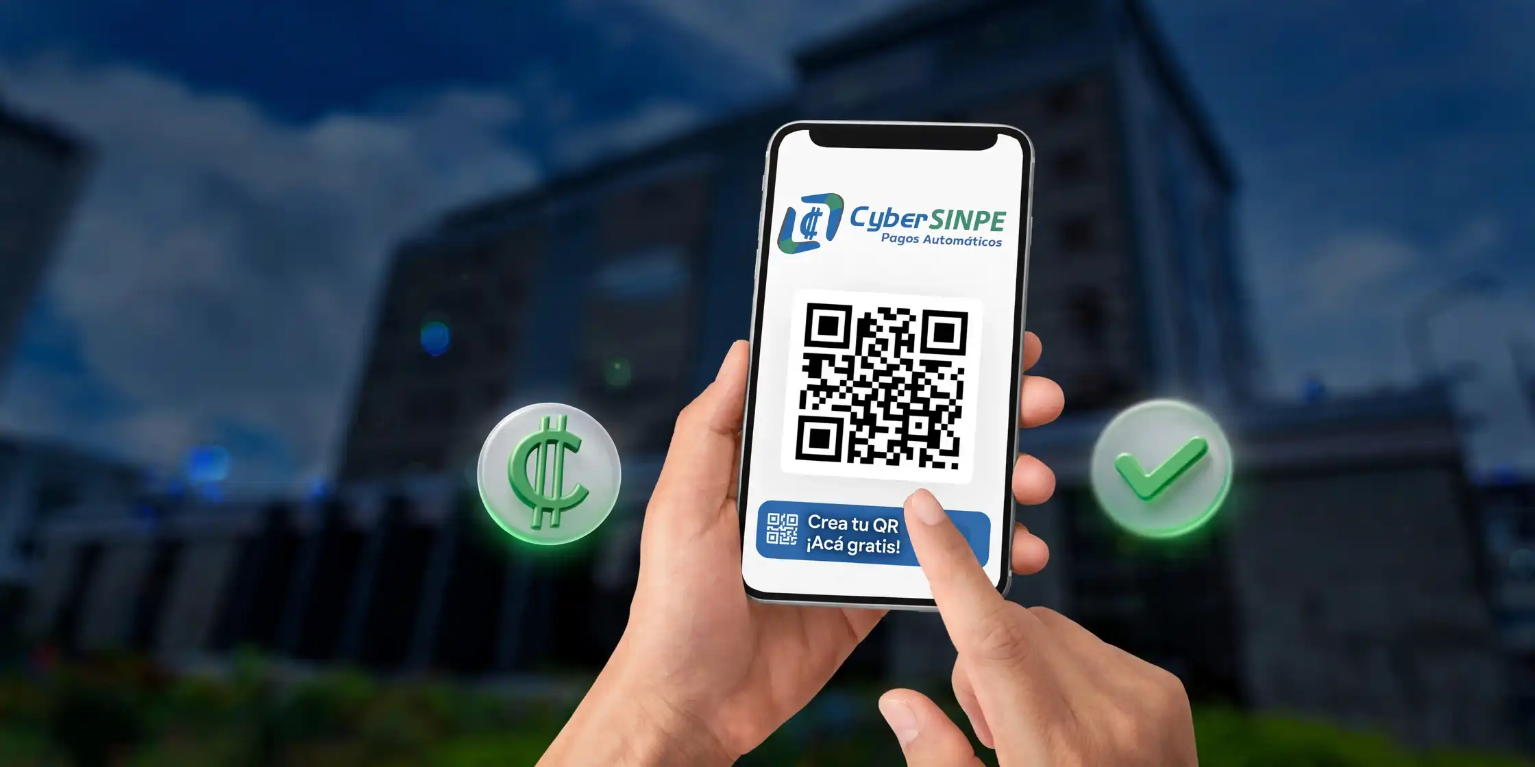 El Banco Central quiere traer el código QR a Sinpe Móvil. En CyberSINPE ya lo tenemos desde hace años