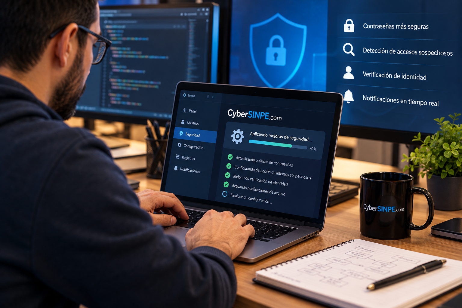 CyberSINPE.com refuerza la seguridad de tu cuenta: todo lo que cambió hoy